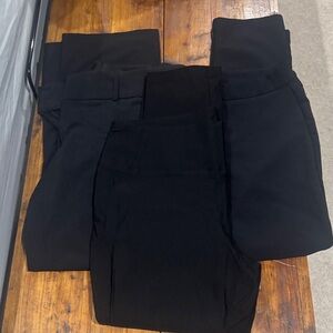 Women's Black Pants Sz 14          SET OF 3